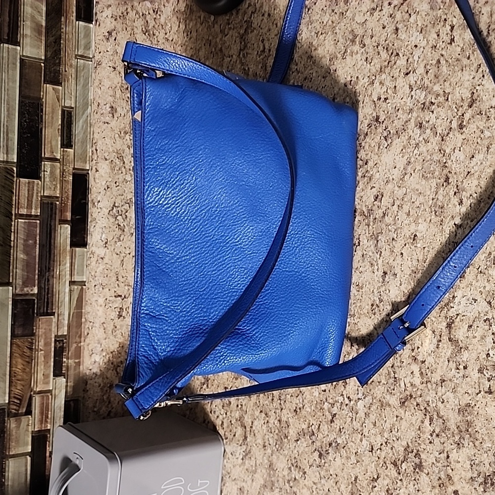 kate spade Electric Blue Leather Crossbody Bag - Picture 3 of 11